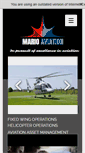 Mobile Screenshot of marioaviation.com