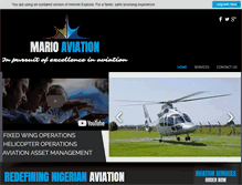 Tablet Screenshot of marioaviation.com